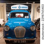 Small photo of Sparkford.Somerset.United Kingdom.March 26th 2023.An Austin A35 RAC van from 1960 is on show at the Haynes Motor Museum in Somerset