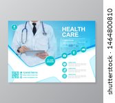 corporate healthcare cover a4... | Shutterstock .eps vector #1464800810