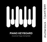 Piano Keyboard Logo. Music...