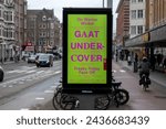 Small photo of Billboard De Warme Winkel Gaat Undercover At Amsterdam The Netherlands 12-3-2024