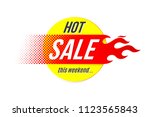 circle hot sale price offer... | Shutterstock .eps vector #1123565843