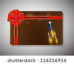 gift card for deepawali or... | Shutterstock .eps vector #116316916