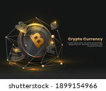crypto currency concept based... | Shutterstock .eps vector #1899154966