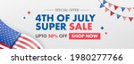 4th of july super sale header... | Shutterstock .eps vector #1980277766