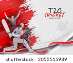 t20 cricket fever is back... | Shutterstock .eps vector #2052515939