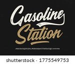 "gasoline station". original... | Shutterstock .eps vector #1775549753
