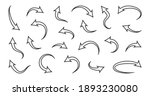 curve arrow vector icons  set... | Shutterstock .eps vector #1893230080