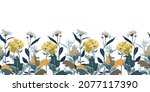 vector floral seamless pattern  ... | Shutterstock .eps vector #2077117390