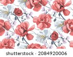 vector floral seamless pattern. ... | Shutterstock .eps vector #2084920006