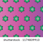 seamless horizontal borders... | Shutterstock . vector #1174839913