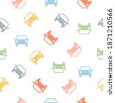 seamless car pattern. cute... | Shutterstock .eps vector #1871210566