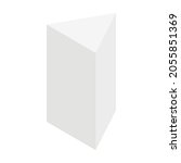white triangular prism... | Shutterstock .eps vector #2055851369