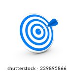 dart and dartboard | Shutterstock . vector #229895866