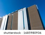 Small photo of Coresite data center exterior in Silicon Valley. CoreSite Realty Corporation invests in carrier-neutral data centers and provides colocation and peering services - Santa Clara, CA, USA - 2020