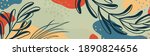 botanical banner with organic... | Shutterstock .eps vector #1890824656