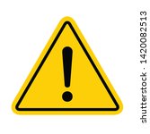 hazard warning symbol vector... | Shutterstock .eps vector #1420082513