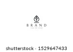 vector logo on which an... | Shutterstock .eps vector #1529647433