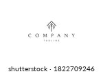 vector logo on which an... | Shutterstock .eps vector #1822709246