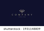 vector golden logo on which an... | Shutterstock .eps vector #1931148809