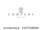 vector logo on which an... | Shutterstock .eps vector #2107328000