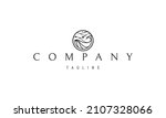 vector logo on which an... | Shutterstock .eps vector #2107328066