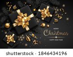 horizontal banner with gold... | Shutterstock .eps vector #1846434196
