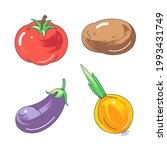 bright vegetables   tomato ... | Shutterstock .eps vector #1993431749