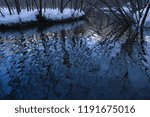 Small photo of Water lambency in winter Azusagawa river