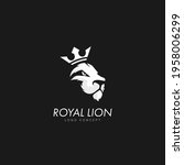 Royal Lion Logo Symbol Design...