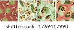 deciduous leopard pattern... | Shutterstock .eps vector #1769417990