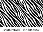 zebra print  animal skin  tiger ... | Shutterstock .eps vector #1145856059