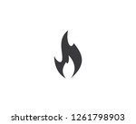fire symbol illustration | Shutterstock .eps vector #1261798903
