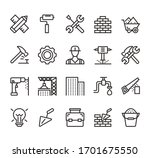 building and construction... | Shutterstock .eps vector #1701675550