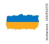 ukraine flag  vector... | Shutterstock .eps vector #1032922270