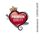 vector mark of the best quality ... | Shutterstock .eps vector #1345011629
