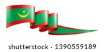 mauritania flag  vector... | Shutterstock .eps vector #1390559189