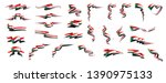 sudan flag  vector illustration ... | Shutterstock .eps vector #1390975133