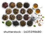 Large Assortment Of Tea On A...