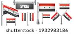 vector set of the national flag ... | Shutterstock .eps vector #1932983186