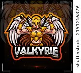 Valkyrie Warrior Mascot. Esport ...