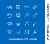 modern  simple vector icon set... | Shutterstock .eps vector #1090165256