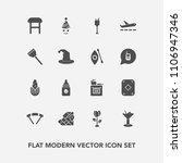 modern  simple vector icon set... | Shutterstock .eps vector #1106947346