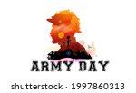 illustration of army day. Kargil vijay diwas and people saluting the indian sholders.
