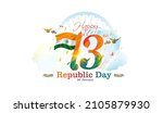 26 january  happy indian... | Shutterstock .eps vector #2105879930