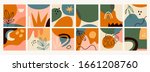 big set of twelve abstract... | Shutterstock .eps vector #1661208760
