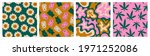 gummy and jelly bears  flowers  ... | Shutterstock .eps vector #1971252086