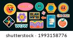 set of various patches  pins ... | Shutterstock .eps vector #1993158776