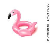 vector realistic 3d pink... | Shutterstock .eps vector #1740544790