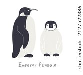 Cute Cartoon Emperor Penguins ...