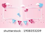 happy valentine's day concept... | Shutterstock .eps vector #1908353209